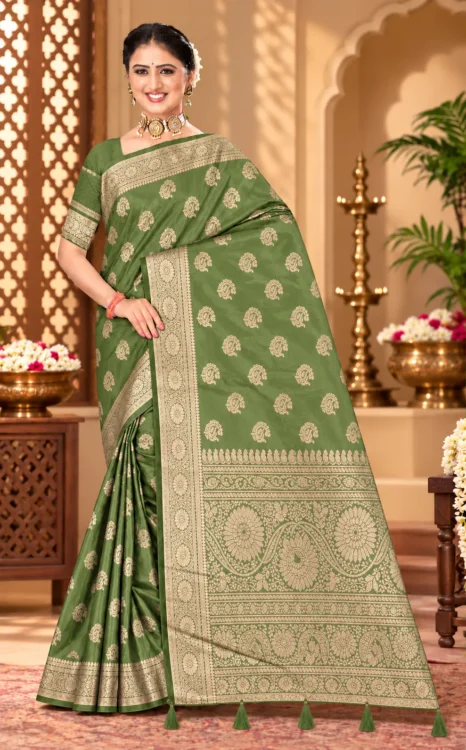 Soft quality Mashru Silk Saree with Blouse Piece