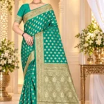 Soft quality Mashru Silk Saree with Blouse Piece