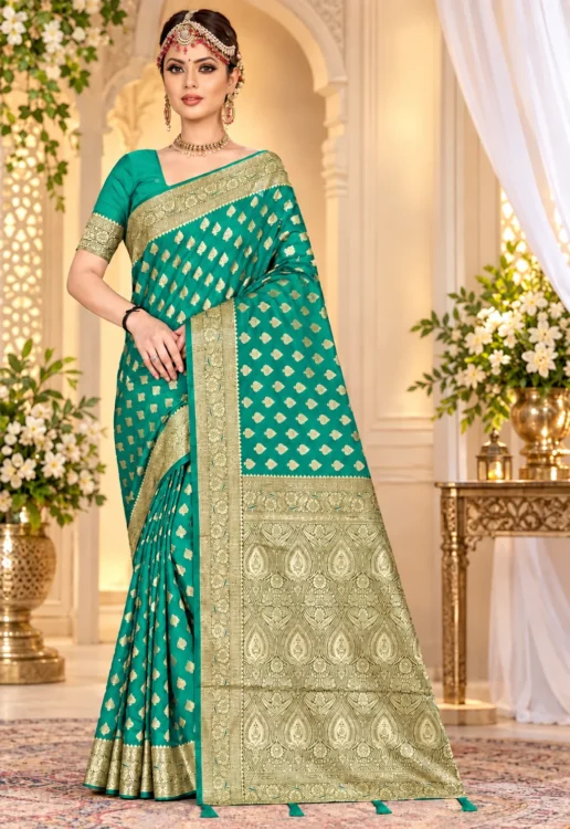 Soft quality Mashru Silk Saree with Blouse Piece