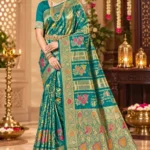 Premium quality Mashru Tissue Silk Saree with Blouse Piece.