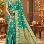 Premium quality Satin Mashru Silk Saree with Blouse Piece.