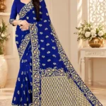 Soft quality Mashru Silk Saree in open border with Blouse Piece