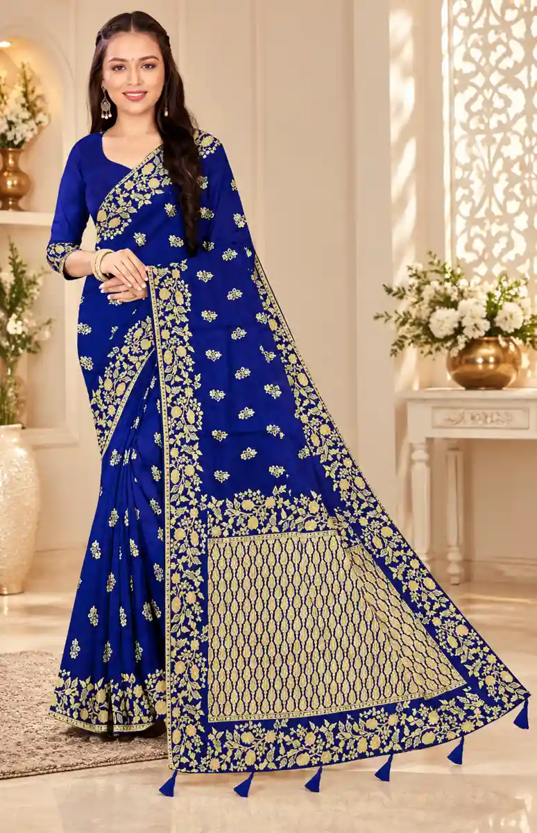 Soft quality Mashru Silk Saree in open border with Blouse Piece