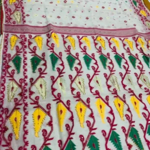 Premium quality Cutdana Jamdhani Cotton Saree .