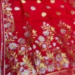 Premium quality Handloom Saree With Blouse Piece.