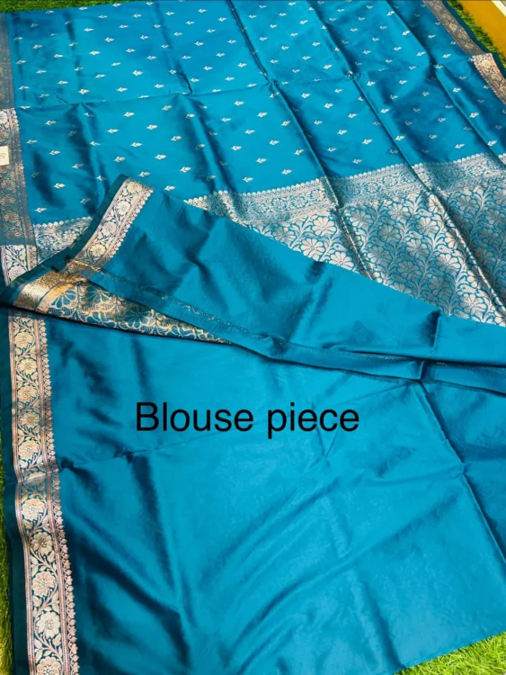 Soft quality Silk Saree With Blouse Piece. - Image 3