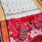 Premium quality Handloom Saree With Blouse Piece.