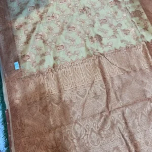 Soft quality Tussar Silk Saree with Blouse Piece