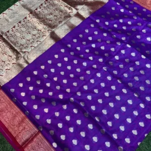 Soft quality Copper Silk Saree With Blouse piece