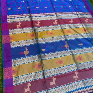 Soft quality Patola Silk Saree With Blouse piece