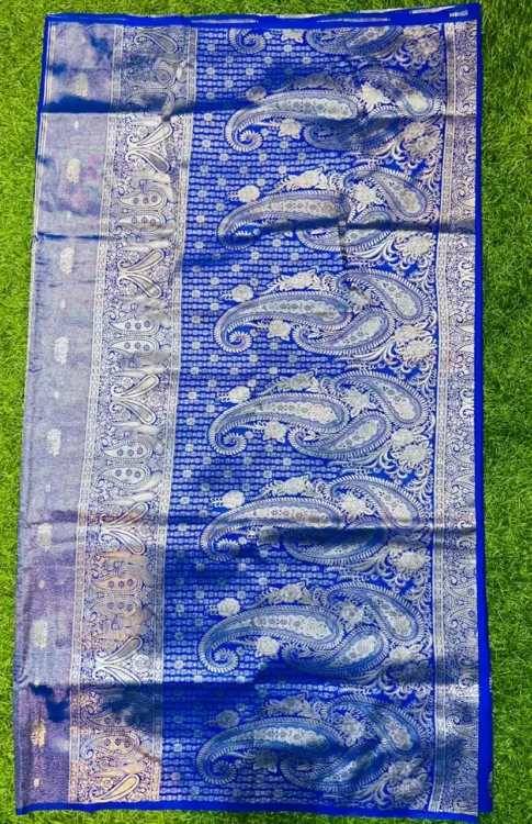 Premium quality Kanchi Silk Saree With Blouse Piece. - Image 4