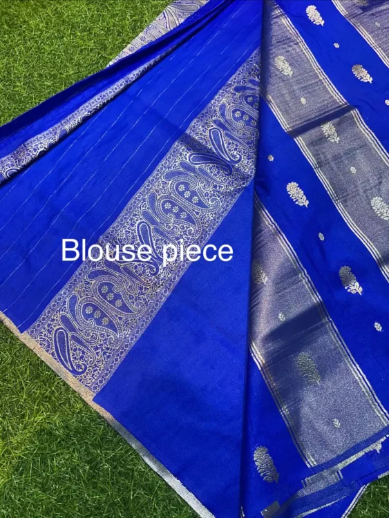 Premium quality Kanchi Silk Saree With Blouse Piece. - Image 3