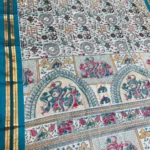 Soft quality Kerala cotton Saree in Prints works With Blouse Piece.