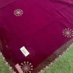 Premium quality Chiffon Party Wear Saree With Blouse piece