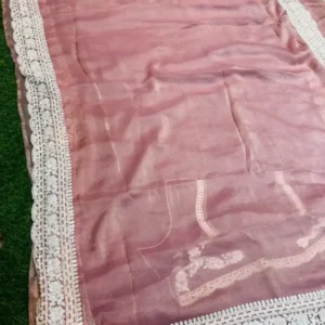 Premium quality Chiffon Party Wear Saree With Blouse piece