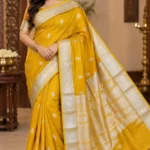 Soft quality Silk Saree With Blouse piece