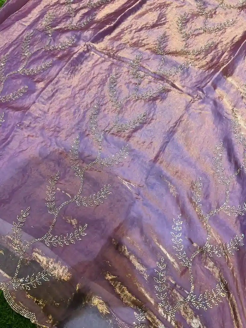Soft quality Chiffon Party Wear Saree With Blouse piece