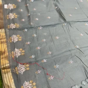 Soft quality Tashar Silk Saree With Blouse Piece