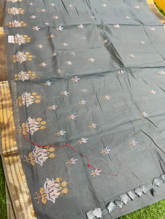Soft quality Tashar Silk Saree With Blouse Piece