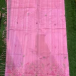 Soft quality Tashar Silk Saree With thread works & Blouse Piece
