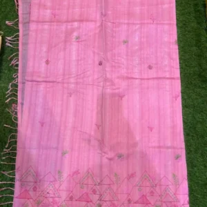 Soft quality Tashar Silk Saree With thread works & Blouse Piece