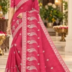 Premium quality Party Wear Saree With Blouse piece