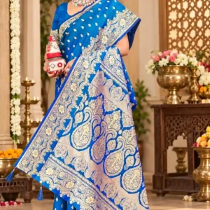 Soft quality Mashru Silk Saree with Blouse Piece