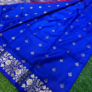 Soft quality Copper Silk Saree With Blouse piece