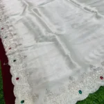Soft quality Chiffon Party Wear Saree With Blouse piece