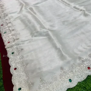 Soft quality Chiffon Party Wear Saree With Blouse piece