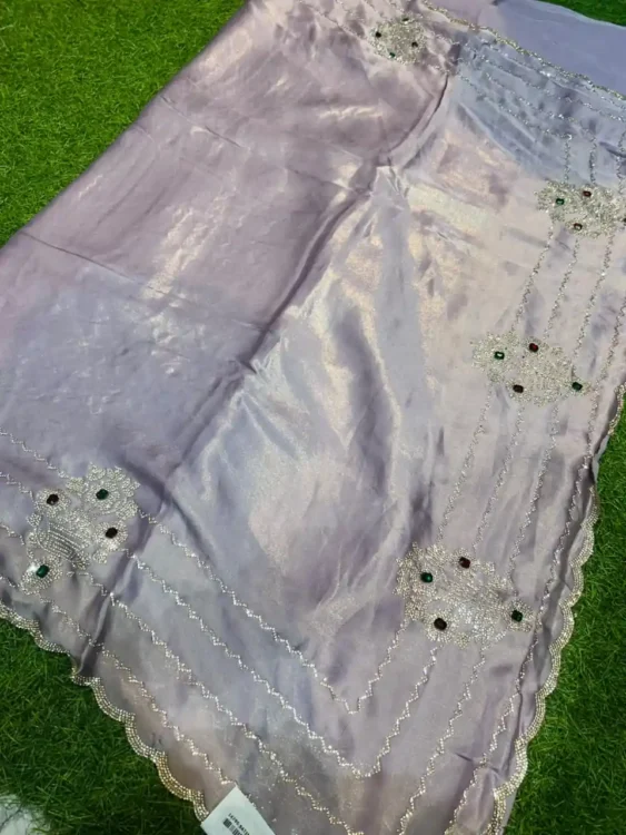 Soft quality Chiffon Party Wear Saree With Blouse piece